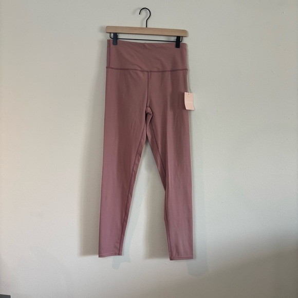 Kittenish Dusty Rose Pink Leggings-Size L - Picture 1 of 8